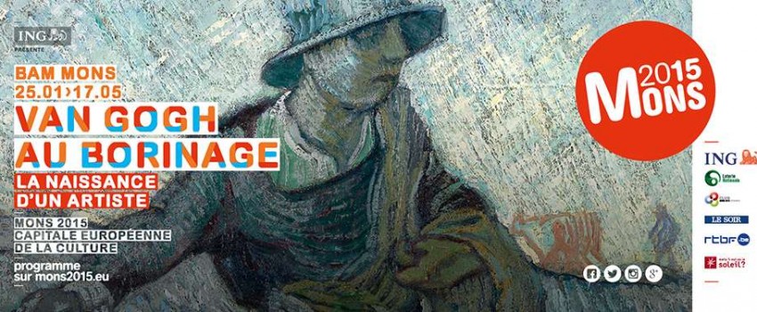 Affiche de l'exposition Van Gogh au BAM Mons