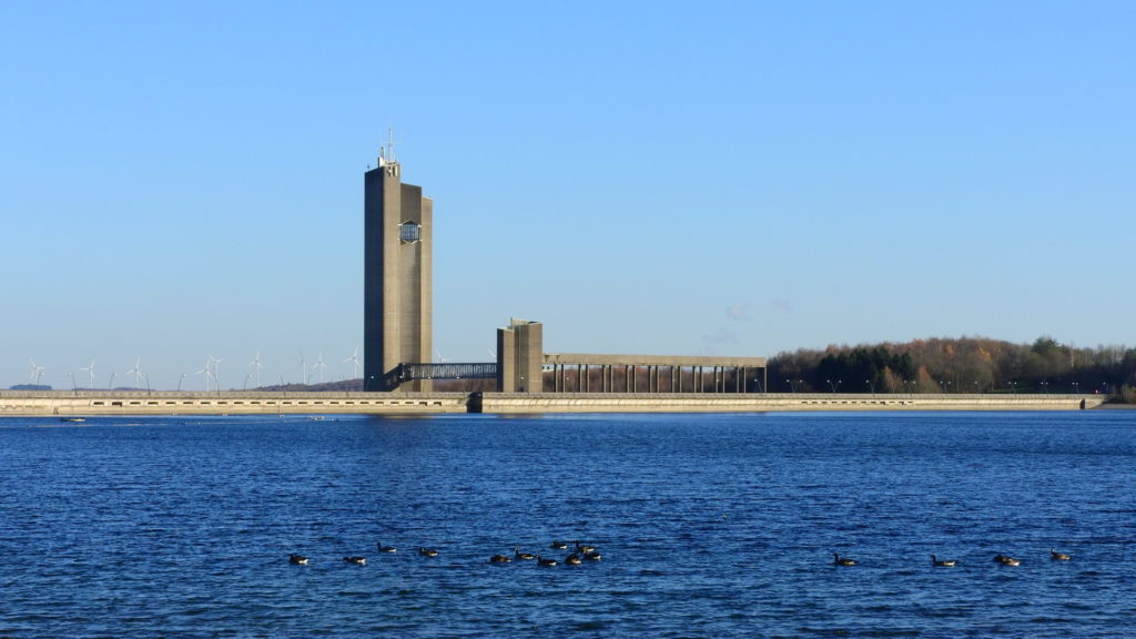 Barrage de la Plate Taille aux Lacs de l'Eau d'Heure