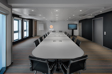 Big meeting room of the Orange Hotel