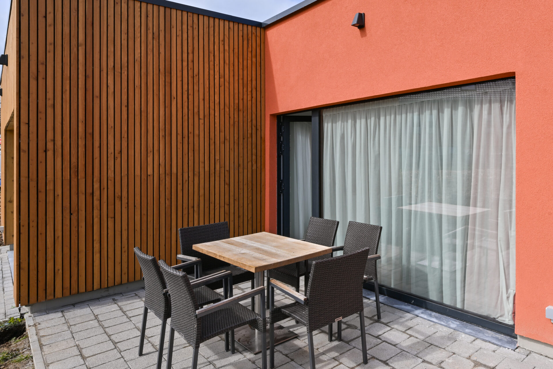 Terrace from Orange Hotel's aparthotel