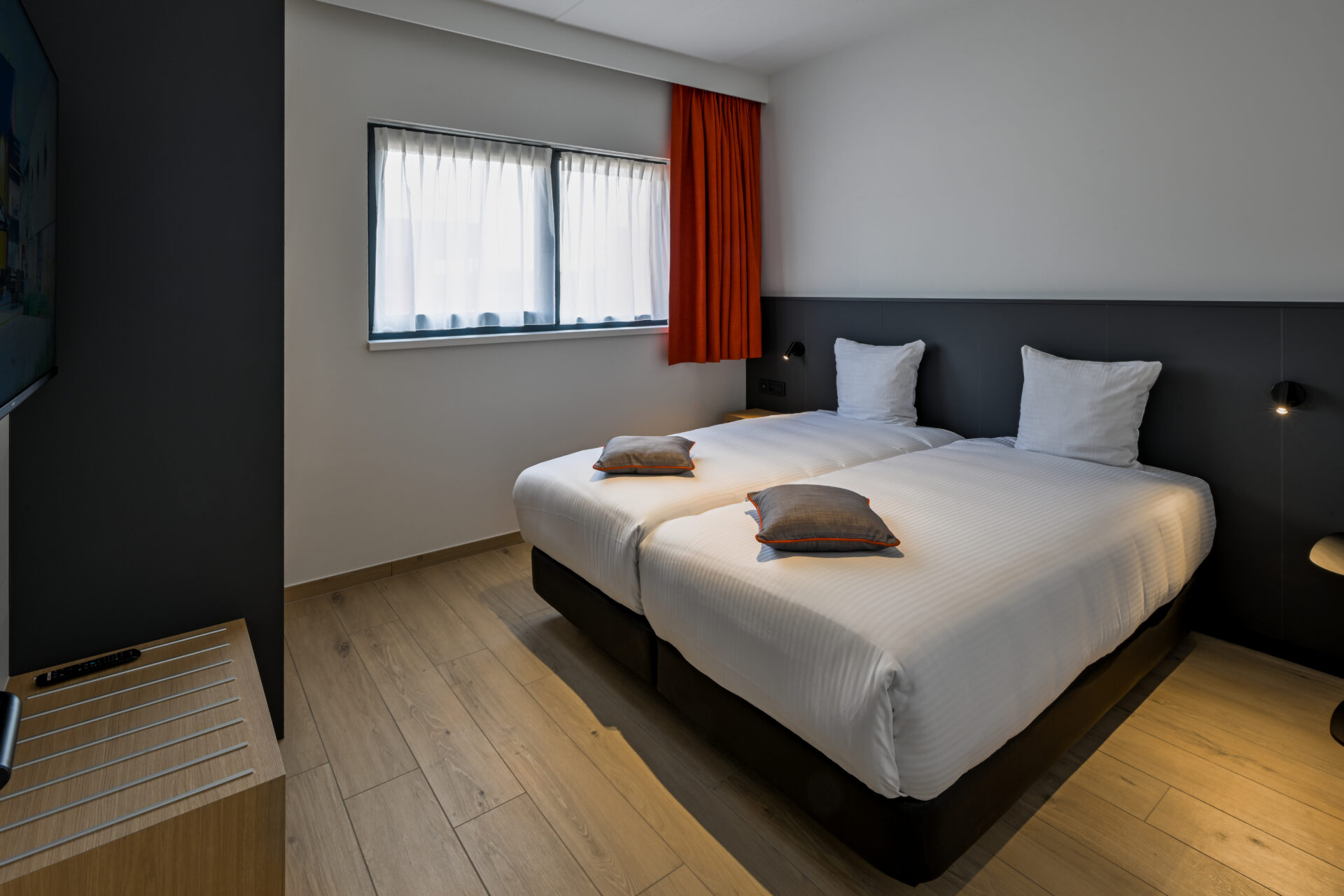 80m² Aparthotel's beds